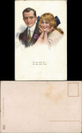 Ansichtskarte  Menschen/Soziales Leben - Liebespaare, Paar Künstlermotiv 1920 - Couples