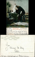 Ansichtskarte  Menschen/Soziales Leben - Liebespaar "Gerangel Auf Tisch" 1910 - Couples