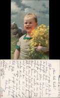 Menschen/Soziales Leben - Kinder, Lachendes Kind Mit Blumen 1922 - Abbildungen