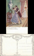 Künstlerkarte "Hannerl Dreimäderlhaus" Künstler Felix Riedl 1910 - Peintures & Tableaux