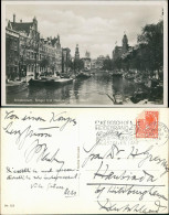 Amsterdam Amsterdam Singel, Grachten Partie Mit Schiffen, Binnenschiff 1938 - Amsterdam