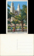 Casablanca الدار البيضاء; (al-Dār Al-bayḍāʾ) Eglise Du Sacré Coeu   1970 - Casablanca