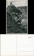 Ansichtskarte Cochem Kochem Panorama-Ansicht Mosel Partie Blick Zur Burg 1935 - Cochem