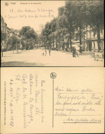 Lüttich Luik Lîdje Boulevard De La Sauvenière/Straßen Partie Mit Personen 1918 - Sonstige & Ohne Zuordnung