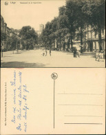 Lüttich Luik Lîdje Boulevard De La Sauvenière/Straßen Partie Mit Personen 1918 - Autres & Non Classés