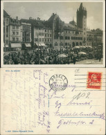 Basel Marktplatz, Reges Treiben, Marktstände, Händler, Geschäfte 1931 - Autres & Non Classés