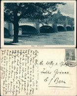 Basel Rheinbrücke Teilansicht Auf Die Stadt, Fluss River Rhein, Bridge 1918 - Other & Unclassified