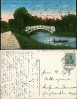 Werder-Magdeburg Adolf-Mittag-See Color Ansicht Mit Brücke Und Mann 1916 - Other & Unclassified
