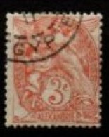 ALEXANDRIE    -   1902  .  Y&T N° 21 Oblitéré - Used Stamps