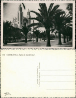 Casablanca الدار البيضاء; (al-Dār Al-bayḍāʾ) Eglise Du Sacré Kirche, 1950 - Casablanca