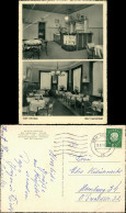 Ansichtskarte Bad Lippspringe Restaurant Wilhelm Oberliess Innen 1957 - Bad Lippspringe
