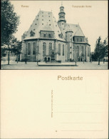 Ansichtskarte Hanau Partie An Der Französischen Kirche 1909 - Hanau