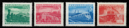 Yugoslavia Year 1949 Trains Railways Stamps Set MNH - Ongebruikt