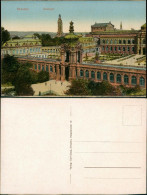Altstadt-Dresden Dresdner Zwinger Gesamtansicht  Vogelschau Perspektive 1910 - Dresden