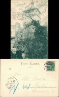 Ansichtskarte Heidelberg Thorturm Mit Seltenleer Im Hirschgraben 1901 - Heidelberg