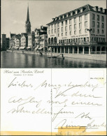 Ansichtskarte Zürich Partie Am Hotel ZUM STORCHEN, Postcard Switzerland 1960 - Altri & Non Classificati