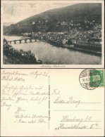 Heidelberg Panorama-Ansicht Totale Mit Brücke Neckar Stadtansicht 1926 - Heidelberg