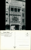 Innsbruck Goldenes Dachl  Rückseitig Anton Reiter Reklame-Eindruck 1950 - Innsbruck