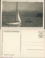 Starnberg Starnberger See Starnberg Segelboot Ruderboot Alpen Blick 1940 - Starnberg