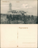 Blankenburg (Harz) Umland-Ansicht Partie Am Ziegenkopf Mit Turm Gaststätte 1910 - Autres & Non Classés
