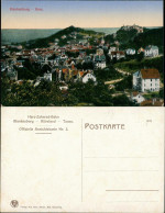 Blankenburg (Harz) Panorama-Ansicht über Den Harz Ort, Color Postkarte 1910 - Autres & Non Classés