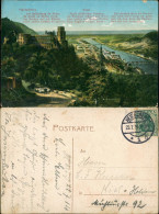 Heidelberg Heidelberger Schloss, Totalansicht, Neckar, Color Postkarte 1914 - Heidelberg