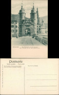 Heidelberg Brückentor Denkmal Karl Theodor Alte Neckar Brücke 1904 - Heidelberg