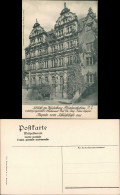 Heidelberg Schloss Fassade Friedrichsbau Schlosshof, Castle View 1910 - Heidelberg