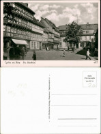 Goslar Stadtteilansicht "Der Schuhof" Geschäft Personen Fachwerkhäuser 1940 - Goslar