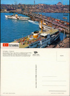 Istanbul Konstantinopel Constantinople Hafen Schiffe Viel Befahrene Brücke 1970 - Türkei