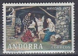 ANDORRA Spanish 83,unused - Weihnachten