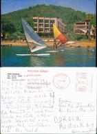 Postcard Marmaris Otel Flamingo Marmaris Turkey Surfer Surfsport 1987 - Turchia