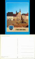Ansichtskarte Freiberg (Sachsen) Obermarkt Mit Petrikirche Im Hintergrund 1986 - Freiberg (Sachsen)
