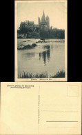 Ansichtskarte Limburg (Lahn) Uferpartie Schloß Und Dom 1927 - Limburg