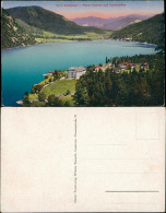 Achensee Hotel Seehof Und Scholastika Panorama Alpen Berge See 1910 - Autres & Non Classés
