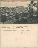 Postcard Lissabon Panorama Lisboa Visto Jardim S. Pedro Alcantara 1925 - Sonstige & Ohne Zuordnung