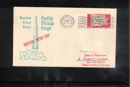 USA 1963 Space / Weltraum Minuteman Instant ICBM Rocket Fired From Pacific Missile Range Interesting Cover - Etats-Unis