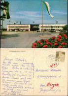 Homburg ( Saarpfalz) Bahnhofstraße Bahnhof Auto Parkplatz Fahnen Mast 1971 - Saarpfalz-Kreis