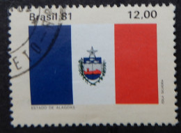 Brazil Brazilië 1981 (1c) State Flags - Used Stamps