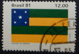 Brazil Brazilië 1981 (1d) State Flags - Used Stamps