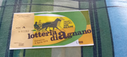 BIGLIETTO LOTTERIA DI AGNANO 1978 - Loterijbiljetten