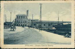 CAGLIARI - DOGANA CENTRALE ELETTRICA - EDIZIONE MARANESI - SPEDITA 1917 (20980) - Cagliari