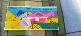 BIGLIETTO LOTTERIA DI AGNANO 1979 - Biglietti Della Lotteria