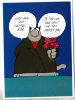 Le Chat , Carte D'anniversaire Avec Enveloppe  , Philippe Geluck 1986 - Tarjetas Postales