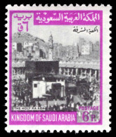 Saudi Arabia 1968-75 6p Holy Kabba Type I Original Centre Unmounted Mint. - Saudi-Arabien