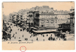 Bruxelles Boulevard Anspach Monico Bourse Bières Artois Brussel 1903 - Avenues, Boulevards