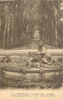 Postcard France Versailles Castle Fountain - Versailles (Château)