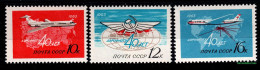 1963 USSR  CCCP National Aviation  Mi 2720-22  MNH/** - Unused Stamps