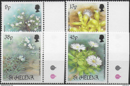1987 St Helena Rare Plants 4v. MNH S.G. N. 505/508 - Andere & Zonder Classificatie
