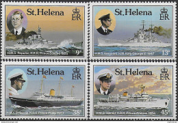 1987 St Helena Royal Visit 4v. MNH SG N. 501/04 - Autres & Non Classés